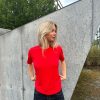 Overdele pitaya | T-Shirt, Fruit Of The Loom - Red