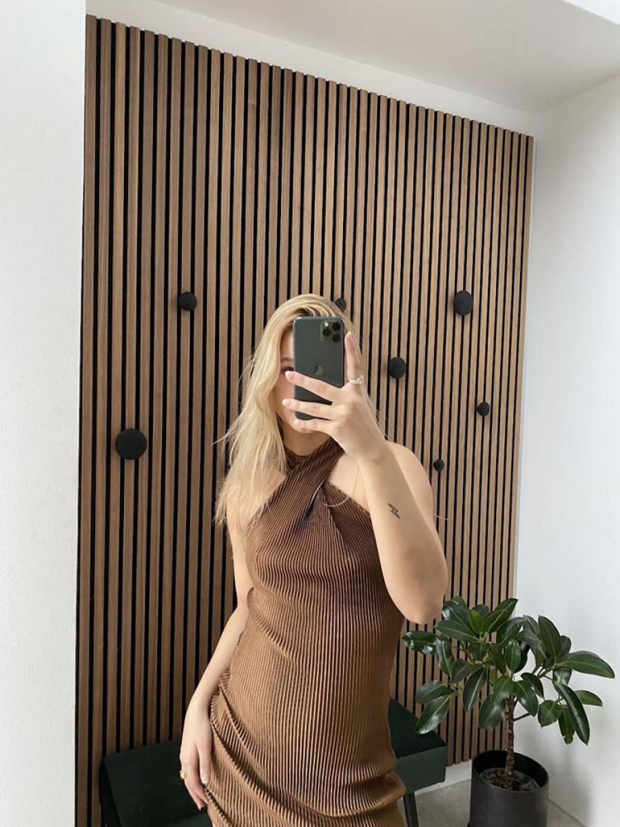 Overdele pitaya | Ellie Dress - Brown