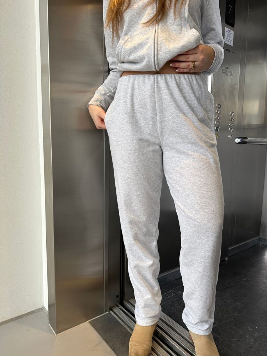 Underdele pitaya | Sweatpants Joggers, Fruit Of The Loom (Uden Elastik) - Grey